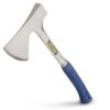 ESTWING Camper's Axe - 16" Hatchet with Forged Steel Construction & Shock Reduction Grip - E44A 16" (Inches) Blue 10 61Jbhl jmL 1