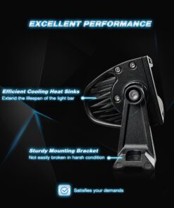 Nilight - 71017C-A 54" 312W Curved LED Work Light Spot Flood Combo Led Light Bar Driving Light Fog Lamp off road led lights ,2 Years Warranty 54" 312W Curved Light Bar 29 61JdGInYLyL