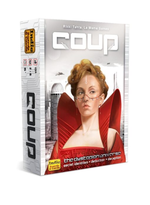 Coup Card Game - Strategy, Bluffing, & Fast Fun for Family Game Night – Easy to Learn 15-Minute Rounds – Popular Games for 2-6 Players Ages 10+, Teens, and Adults – By Indie Boards and Cards