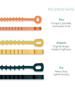 50 Q*Knot Rubber Zip Ties Reusable Fasteners Heavy Duty Cords Crafts Assortment by UT Wire Original 2 Pack 14 61JfFDSJlsL