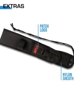 MTECH USA MT-086 Fixed Blade Hunting Knife, Black Straight Edge Blade, Black Handle, 12-1/4-Inch Overall, Black Blade 36 61JfRdrlSL