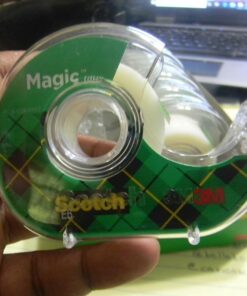 Scotch Magic Tape, Invisible, Repair Christmas Cards and Use as Holiday Gift Wrap Supplies for Christmas, 6 Tape Rolls With Dispensers 43 61JfSS mpGL