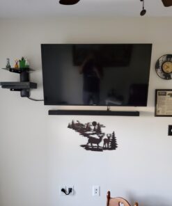 VideoSecu 2 Shelf DVD DVR VCR Wall Mount Bracket Component Shelf for DVD Player DDS Receiver Video Audio Cable Box MDVD04B WP6 36 61JfcIy0wdL