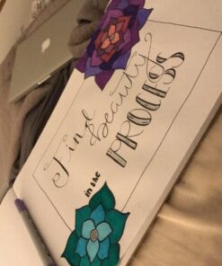 Journal Calligraphy Art Markers, 48 Colors Dual Tip Brush Pens with Fineliner Tip for Adult Coloring Books Drawing At School Home Office by Smart Color Art 52 61JgW46UNTL