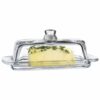 Home Essentials Home Essentials & Beyond 8965 Tablesetter Butter Dish with Knob, Lg Standard 55 61JjU82cWKL