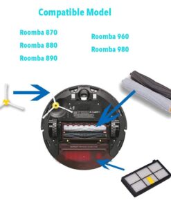 10 pack HEPA Filter filters For Roomba 800 900 series 860 870 871 880 960 980 Vacuum Cleaning Robots 5 61JjxJTBn8L