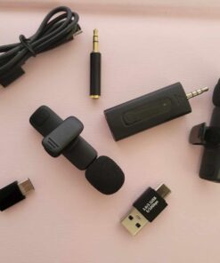 BZXZB Wireless Microphone for Camera/Computer/Laptop/MacBook/Phone, Professional Lavalier Lapel Mic for Video Recording, YouTube, Vlog, Tiktok, Interview K35 22 61JmIHYKLTL