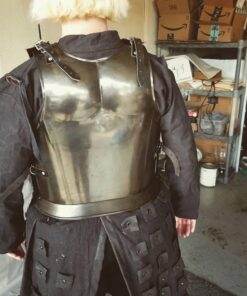 NauticalMart Combat Armor, Brienne of Tarth Armor Suit. 18ga Steel Blackened Halloween Wearable Handmade Female Armor Jacket for LARP Historical Reenactment 10 61JmJ7GOUeL