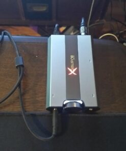 Sound BlasterX G6 Hi-Res 130dB 32bit/384kHz Gaming DAC, External USB Sound Card with Xamp Headphone Amp, Dolby Digital, 7.1 Virtual Surround Sound, Sidetone/Speaker Control for PS4, Xbox One 130 dB DNR at 32-bit / 384 kHz 75 61JmZ5hP1L