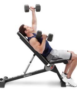 Marcy Adjustable Utility Bench for Home Gym Workout SB-670 25 61Jmj3yDINL