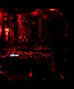 NZXT CB-LED20-RD 2-Metres Light Sensitivity Sleeved LED Kit (Red) Red 40 61Jn3XMH YL