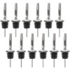 JBtek (12 Pack Stainless Steel Classic Bottle Pourers w/Tapered Spout 46 61JnF1QjN L