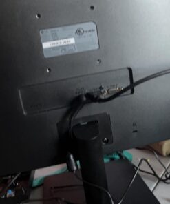 LG 24MP400-B FHD (1920 x 1080) 24 Inch Computer Monitor, IPS, AMD FreeSync, 3-Side Borderless Design, 75Hz, 5ms, Reader Mode, Smart Energy Saving, OnScreen Control, HDMI, D-Sub, Black Tilt 27 61JnyB802FL