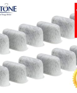 GOLDTONE 12 Pack Water Filters For CUISINART Coffee Maker Activated Charcoal Filter Water Replacement Charcoal Water Filters For CUISINART Coffee Machines Cartridges Replace CUISINART DCC-RWF 20 61JoG9gBc6L