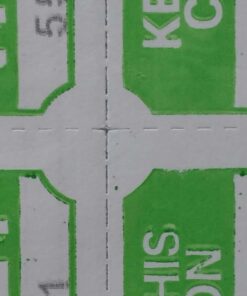 Alternative view of Green Raffle Tickets 250 Count Prefolded - Made in USA!
