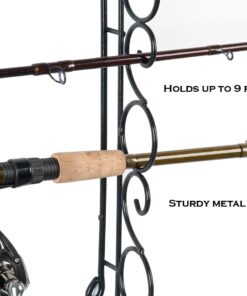 Old Cedar Outfitters Wire Horizonal Ceiling Rack for Fishing Rod Storage, Holds up to 9 Fishing Rods, WHR-009 7 61JqpdLTUwL