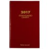 AT-A-GLANCE Diary 2017, Daily, Standard, 7-11/16 x 12-1/8", Red (SD37713) 46 61Jsiqf8dBL