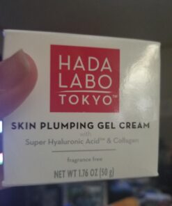 Hada Labo Tokyo Skin Plumping Gel Cream with Super Hyaluronic Acid & Collagen, 1.76 Fl Oz, Non-Comedogenic, Unscented 50 61JwcnhvxZL