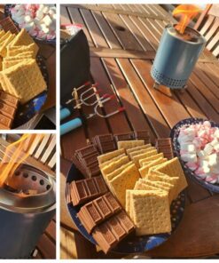 Jolly Green Products Rotating Marshmallow Roasting Sticks | Set of 5 Telescoping Forks - Free Bag | Safe, Fun Smores & Hot Dog Stainless Steel Long Camping Skewers | Campfire BBQ Cookware Accessories 33 61Jxl2b0VoL