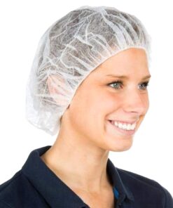 G & F Products 13040-100 Disposable Bouffant Caps Hair Net, Spun-Bonded Polypropylene, Non-Woven, Medical, Labs, Nurse, Tattoo, Food Service, Health, Hospital, White, 100/Sleeve Stretchable Fits All 100 Pieces 16 61JzTnUsCNL