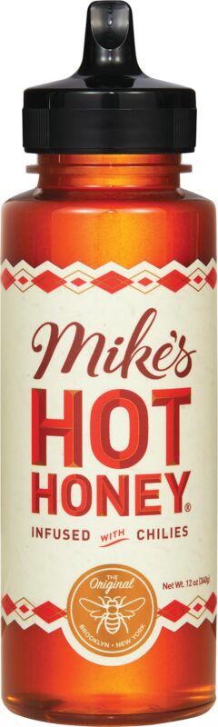 Catalog 7 Mike’s Hot Honey, 12 oz Squeeze Bottle (1 Pack), Honey with a Kick, Sweetness & Heat, 100% Pure Honey, Shelf-Stable, Gluten-Free & Paleo