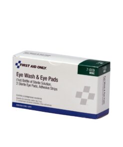 Pac-Kit 7-009 5-Piece Eye Flush Kit with 1 Oz. Eye Wash Solution, 2 Eye Pads and 2 Adhesive Strips 7-009-001 12 61K Vi3dfWL
