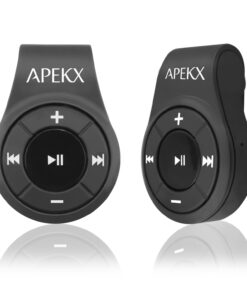 Alternative view of APEKX Clip Bluetooth Audio Adapter for Headphones, Headset, Speaker, Wireless Receiver with MIC for Hands-Free Call and Music