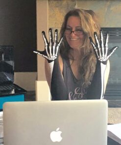 Fun World Adult Skeleton Opera Gloves Multi 9 61K0vxIxqYL