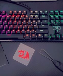 Redragon K556 RGB LED Backlit Wired Mechanical Gaming Keyboard, 104 Keys Hot-Swap Mechanical Keyboard w/Aluminum Base, Upgraded Socket and Noise Absorbing Foams, Soft Tactile Brown Switch K556 Wired 42 61K1hlLAxGL