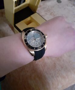 Invicta Women's 0489 Angel Collection Cubic Zirconia-Accented Watch With Black Silicone Band 39 61K3Ph2IGfL