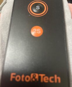 Foto&Tech IR Wireless Remote Control Compatible with Sony A7R IV III II,A7III A9 A7 II A7 A7R A7S A6600 A6500 A6400 A6300 A6000 A55 A65 A77 A99 A900 A700 A580 A560 A550 A500 NEX-7 NEX-6 NEX5T NEX-5R 1 PC Black 48 61K3TQPY05L