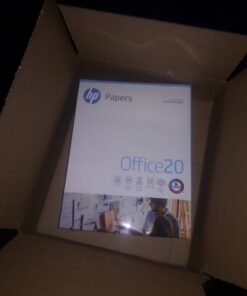 HP Printer Paper | 8.5 x 11 Paper | Office 20 lb | 1 Ream - 500 Sheets | 92 Bright | Made in USA - FSC Certified | 172160R 3 Hole (8.5 x 11) 1 Ream | 500 Sheets 37 61K4yzRwBzL