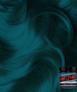 MANIC PANIC Enchanted Forest Green Hair Dye – Classic High Voltage - Semi Permanent Deep Teal Green Hair Color With Blue Undertones - Vegan, PPD & Ammonia Free (4oz) 4 Fl Oz (Pack of 1) 34 61K8B8ir1OL