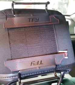 TFY Universal Car Headrest Mount, Fits 7-11 Inch Tablets - iPad, Samsung Galaxy Tab & Note, Adjustable Strap, Detachable, Portable, No Protruding Parts 40 61K9UlXOsRL 1