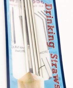 4 Bend Stainless Steel Straws Extra LONG fits 30 oz & 20 oz Yeti Tumbler Rambler Cups - CocoStraw Brand Drinking Straw (4 Bend Straws) Fine 18 61KAaMyrGL 1