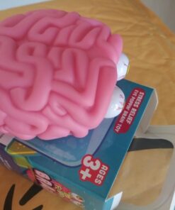 Flippy Brain Squishy Eye Popping Squeeze Fidget - Stress Relief Ball - Anxiety Reducer Sensory Play - Gag for Boys and Girls - Suitable for Autism, ADHD 24 61KC8tQ69BL