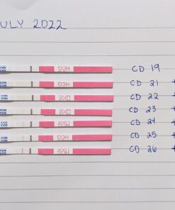 Clinical Guard 40 Ovulation Test Strips and 10 Early Pregnancy Test Strips Combo Rapid HCG Test Fertility Ovulation Predictor Kit 50 Count (Pack of 1) 46 61KCGtwyRIL