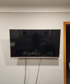 Perlegear UL-Listed Tilting TV Wall Mount for Most 37-82 inch TVs up to 132 lbs, Low Profile Tilt TV Mount Wall Bracket for Flat or Curved TVs, Fits 24”/18”/16” Studs, Max VESA 600x400mm, PGLT2 26 61KCxQ5QEL