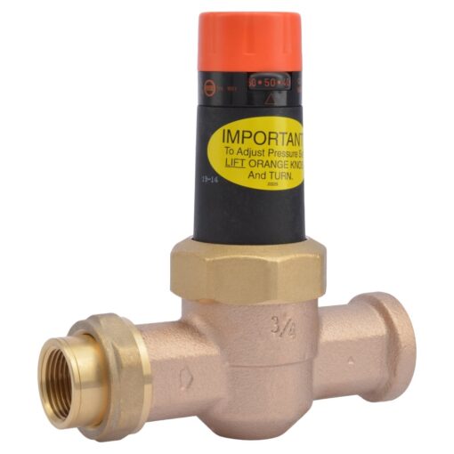 Cash Acme 3/4 Inch EB25-U Single Union Pressure Regulator Valve (PRV), 45 PSI, 23136-0045 3/4 in.