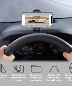 EWAY WiFi Magnetic Hitch Wireless Backup Rear/Front View Camera Rechargeable Battery for Easy Hitching of Gooseneck Horse Boat Travel Trailer/Fifth Wheels/RV/Camper Reverse for iPhone iPad Android 34 61KEnthW6KL
