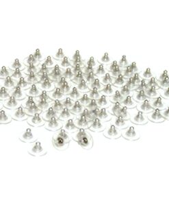 100 Safety Earring Backs Ear Nut 100 Safety Earring Backs Ear Nut Hypoallergenic Findings