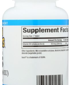 Natural Factors - Vitamin D3 2000 IU, Supports Healthy Bones, 90 Tablets Standard Packaging 14 61KIGpH0yrL