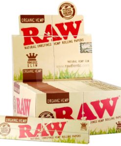Raw Unrefined Classic 1.25 1 1/4 Size Cigarette Rolling Papers, 50 Count (Pack of 4) 22 61KL4D5 dAL