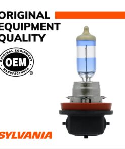 Sylvania H11SU.BP2 SilverStar ULTRA H11High Performance Halogen Headlight Bulbs with Alloy Coating, White (2 Pack) 30 61KLInjND7L