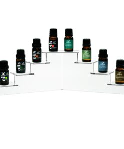 Source One Deluxe Acrylic 7 Tier Display Stand, Available in 3 Sizes Clear & Black (Small, Clear) Small 8 61KOigtKqoL