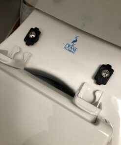 KOHLER K-4639-0 Cachet Quiet Close Toilet Seat, White, Round Non Ready Latch 42 61KPPr9d7JL