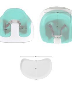 Alternative view of Bumbo Adjustable Height 3-in-1 Multi Seat, Non Slip Booster, Baby Chair for Eating & Chair for Toddlers 1-3 w/Removable Tray & Buckle Strap, Hemlock Aqua
