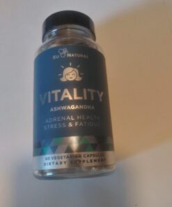 Vitality Adrenal Health & Cortisol Manager – Fight Fatigue, Feel Calm & Balanced – Healthy Cortisol, Focused Energy – Ashwagandha Supplement with Rhodiola, L-Tyrosine, Holy Basil – 60 Veg Capsules 43 61KURzuq6XL