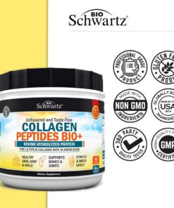 Collagen Peptides Powder - Grass Fed, Pasture Raised with Aminos - Promotes Healthy Skin Hair & Nails – Bone & Joint Support - Hydrolyzed, Unflavored, Non GMO, Gluten Free - Easy to Mix -16 oz 23 61KUzH3Wm7L