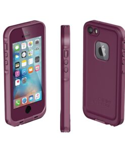 LifeProof FRĒ SERIES Waterproof Case for iPhone SE (1st gen - 2016) and iPhone 5/5s - Retail Packaging - CRUSHED (STOMP PURPLE/PADDLE PURPLE/SKYFLY BLUE) 15 61KXL9LchtL